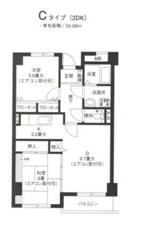 ヒルサイド森の物件間取画像